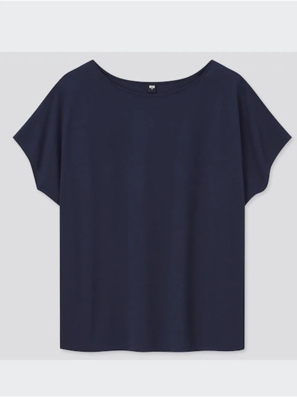 Uniqlo Dark Blue Short Sleeve Top